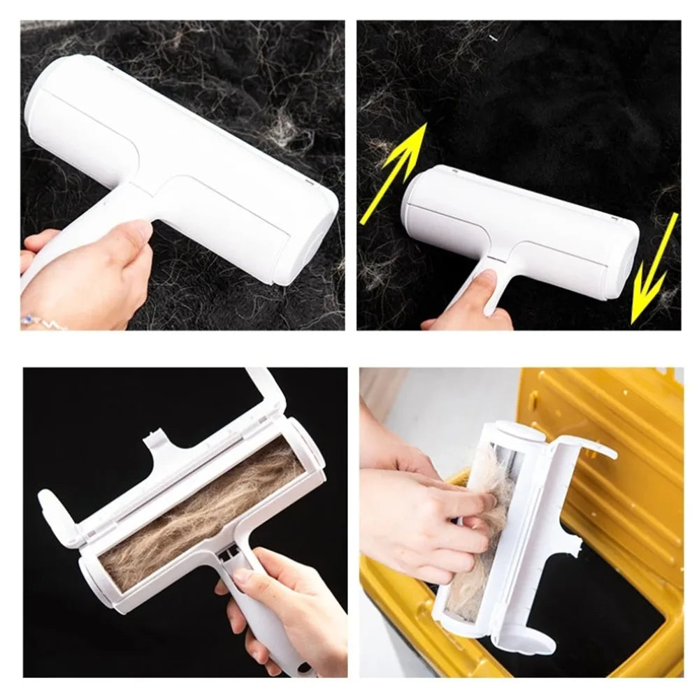 Reusable Pet Hair Remover Brush – Self-Cleaning