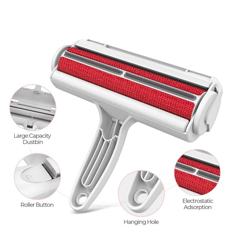 Reusable Pet Hair Remover Brush – Self-Cleaning
