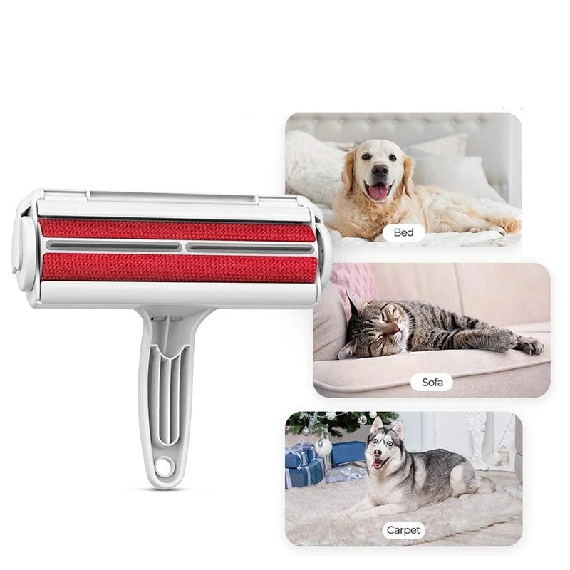 Reusable Pet Hair Remover Brush – Self-Cleaning