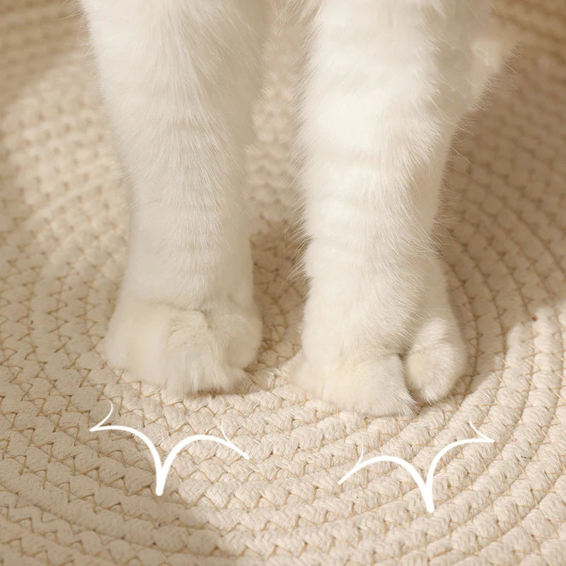 Handwoven Cotton Rope Cat Bed – Stylish & Cosy