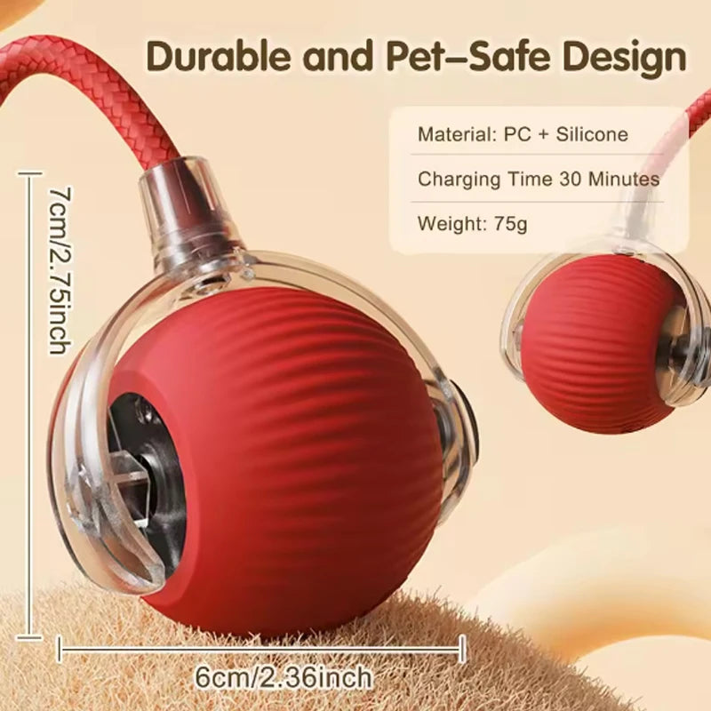 Interactive Cat Toy Ball with Tail – Endless Fun for Indoor Cats