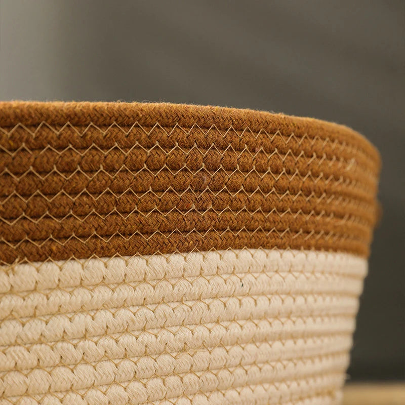 Handwoven Cotton Rope Cat Bed – Stylish & Cosy