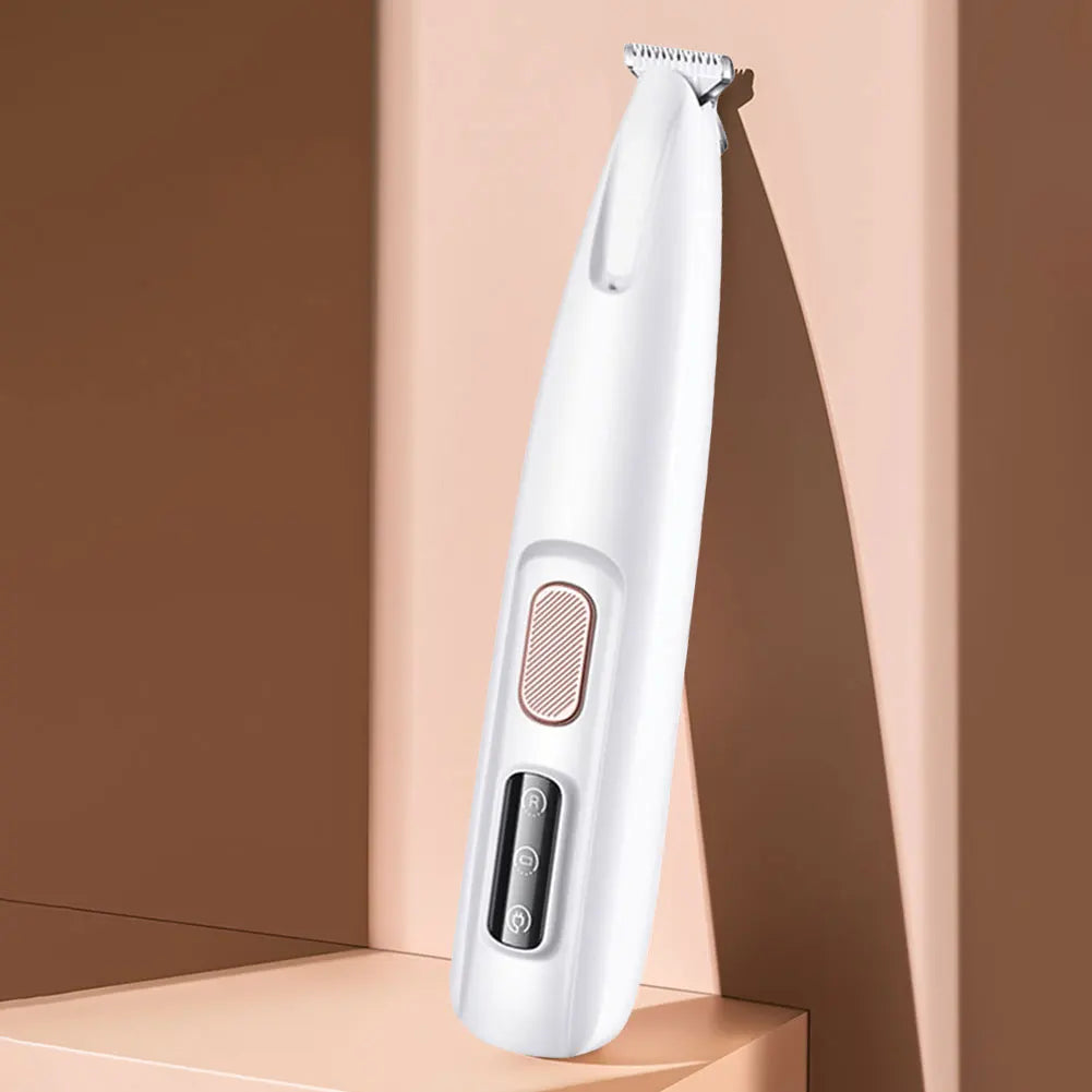 Pet Paw Trimmer with LED Light – Cordless Grooming Clipper