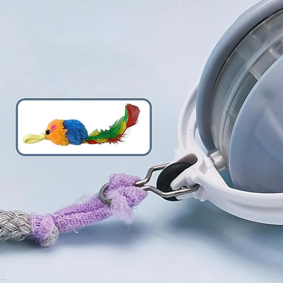 3in1 Interactive Cat Laser Toy Ball with Feather