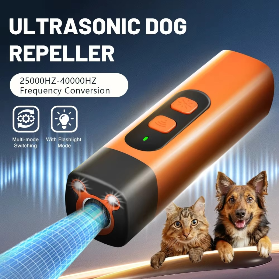 Ultrasonic Dog Trainer – Gentle Anti-Bark Device for Walks & Training