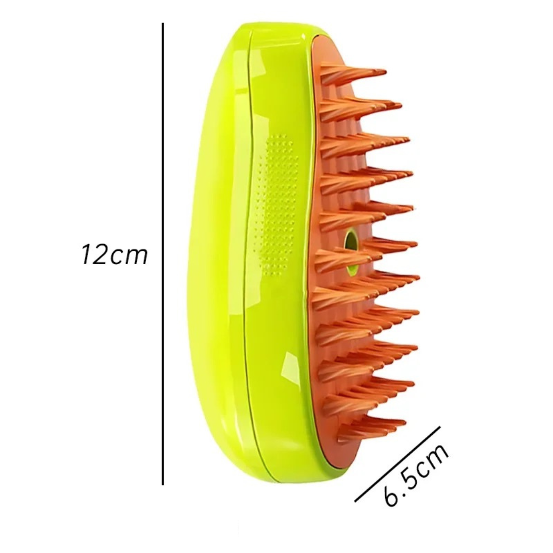 Pet Steam Brush – Gentle Grooming & Coat Care