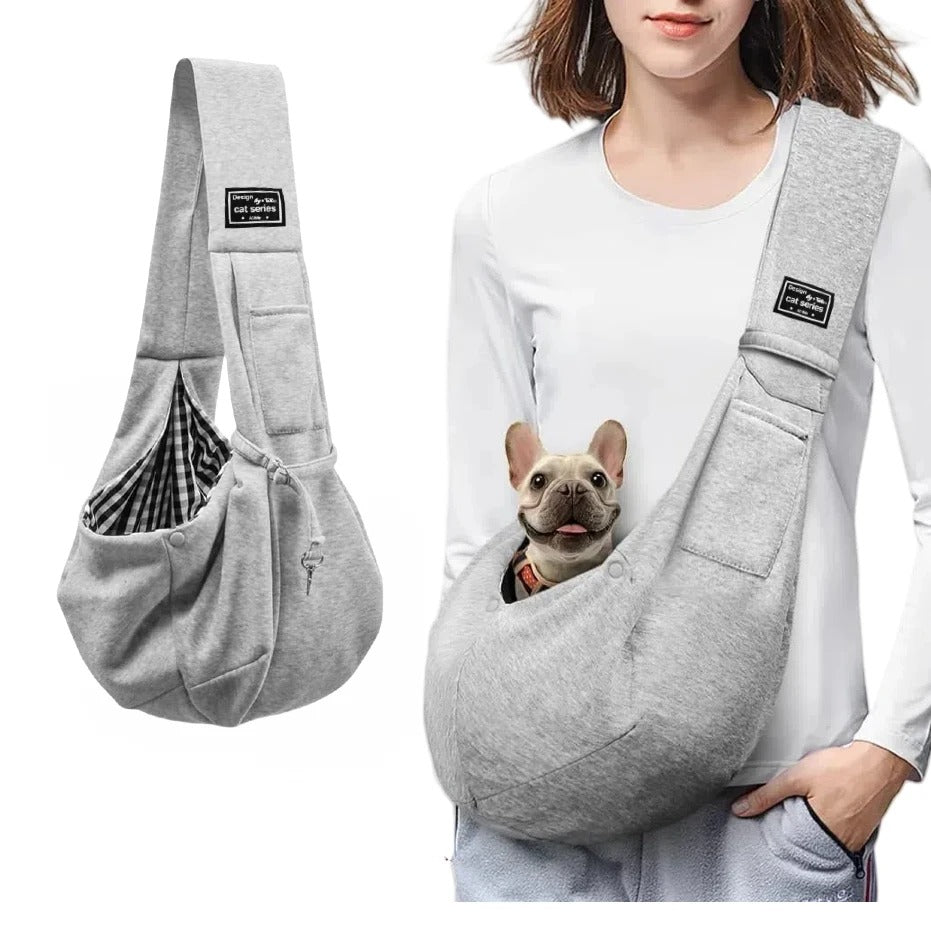 Cotton Dog Carrier Bag – Comfortable & Safe Travel Tote