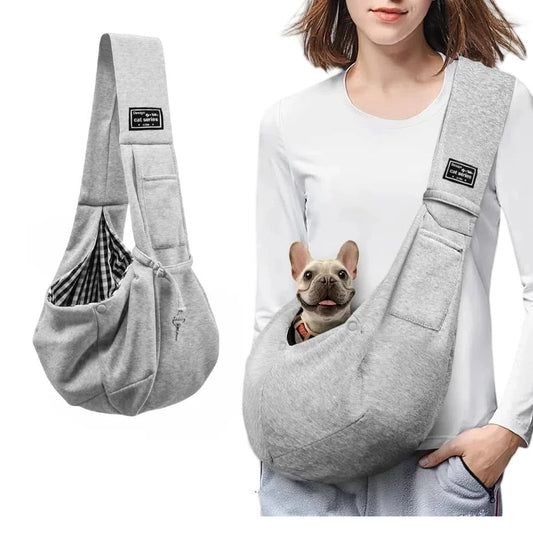 Cotton Dog Carrier Bag – Comfortable & Safe Travel Tote