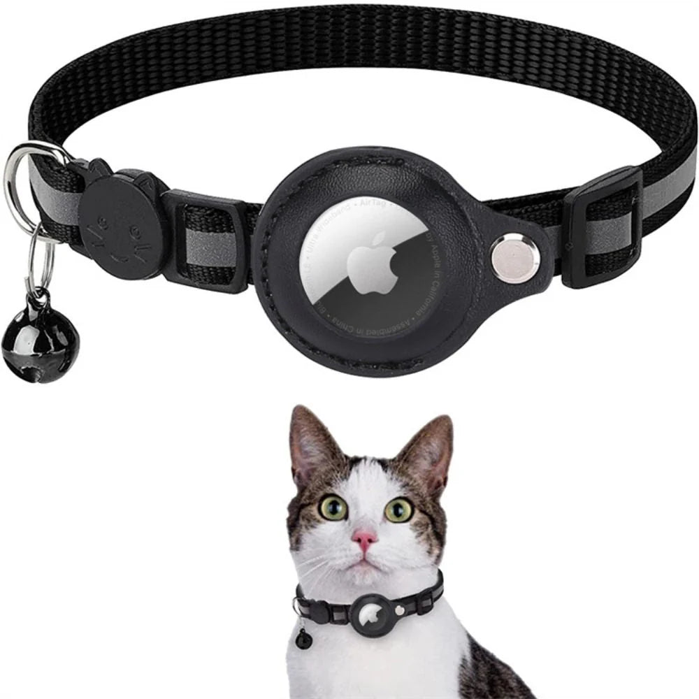 Reflective Cat Collar with Safety Breakaway & GPS Holder