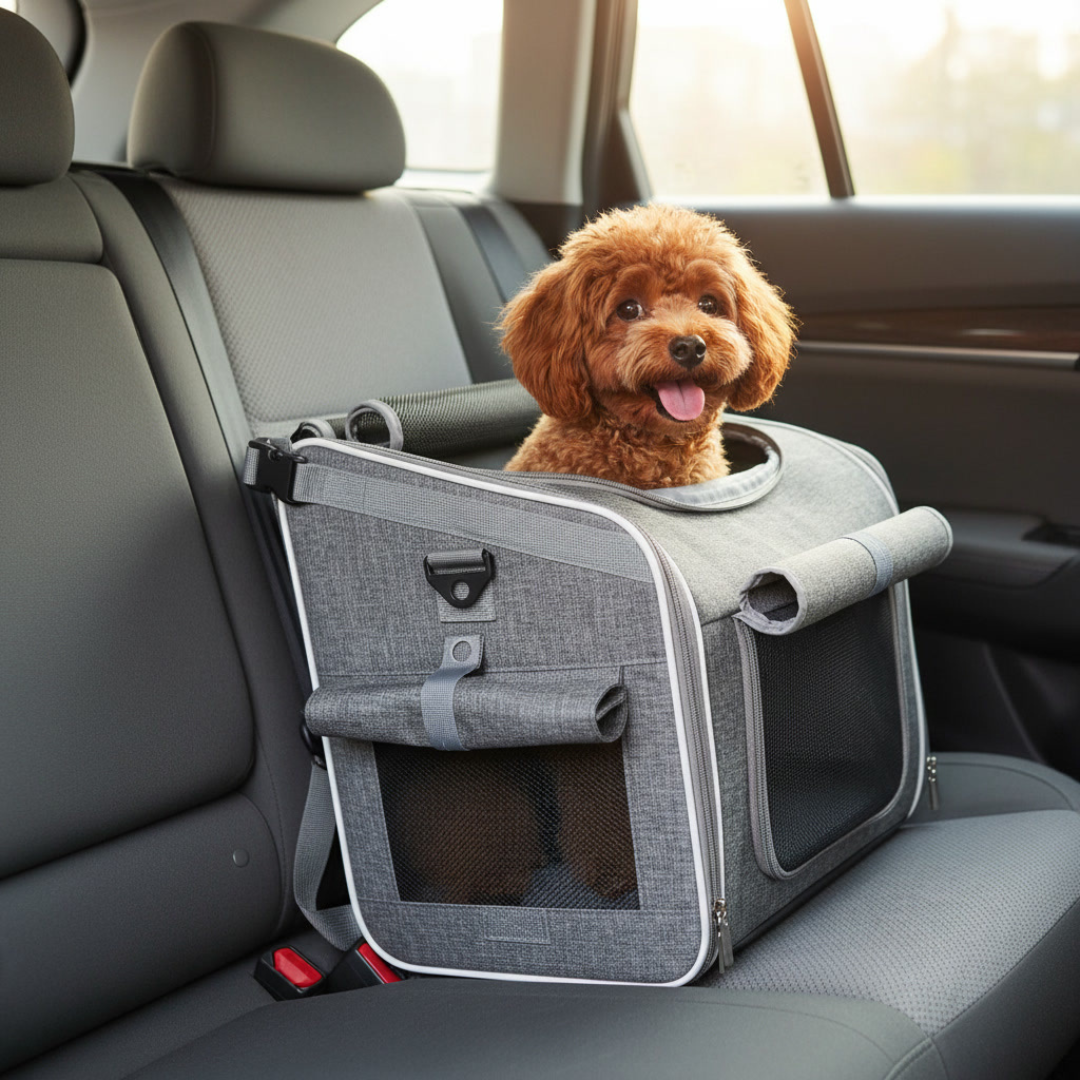 3-in-1 Dog Bike Carrier – Basket, Travel Bag & Car Seat