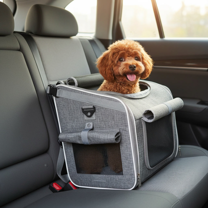 3-in-1 Dog Bike Carrier – Basket, Travel Bag & Car Seat