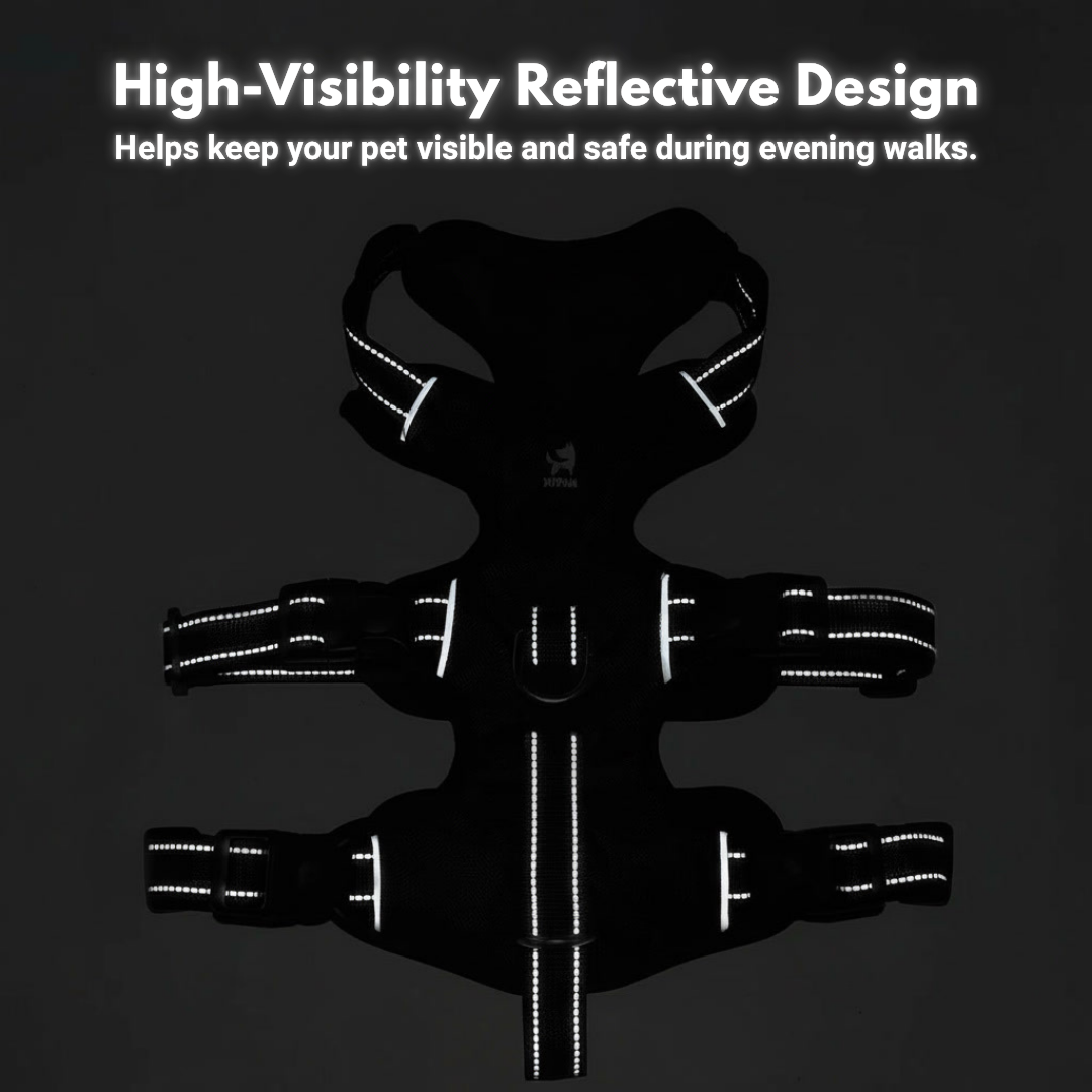 No-Pull Dog Harness – Escape-Proof & Reflective
