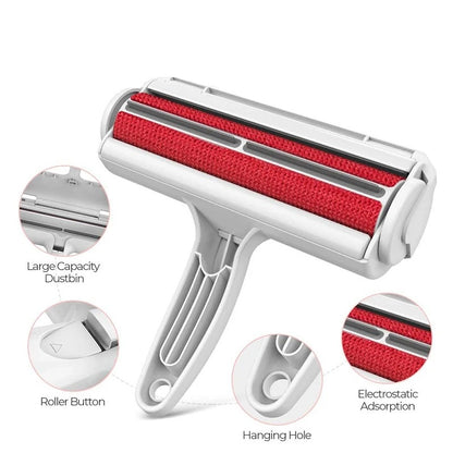 Reusable Pet Hair Remover Brush – Self-Cleaning