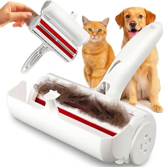 Reusable Pet Hair Remover Brush – Self-Cleaning
