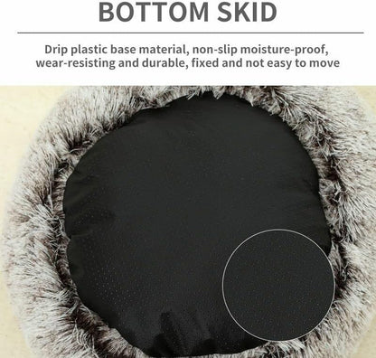 2-in-1 Cat Cave Bed – Plush Hideaway & Cosy Bed
