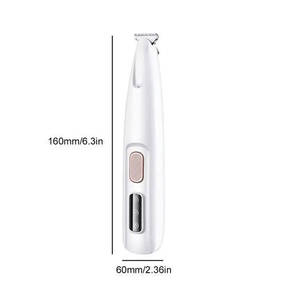 Pet Paw Trimmer with LED Light – Cordless Grooming Clipper