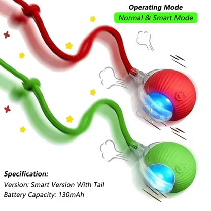 Interactive Cat Toy Ball with Tail – Endless Fun for Indoor Cats