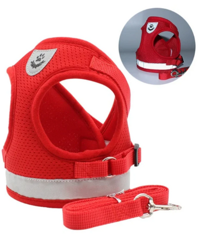 Cat Harness with Leash – Ergonomic, Breathable & Escape-Resistant