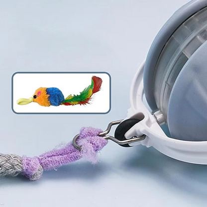 3in1 Interactive Cat Laser Toy Ball with Feather