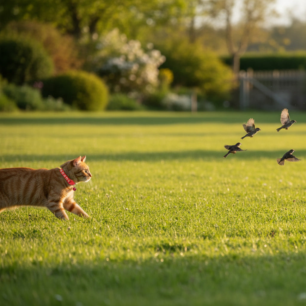 Adjustable Cat Collar with Bell & Safety Breakaway – Stylish & Safe