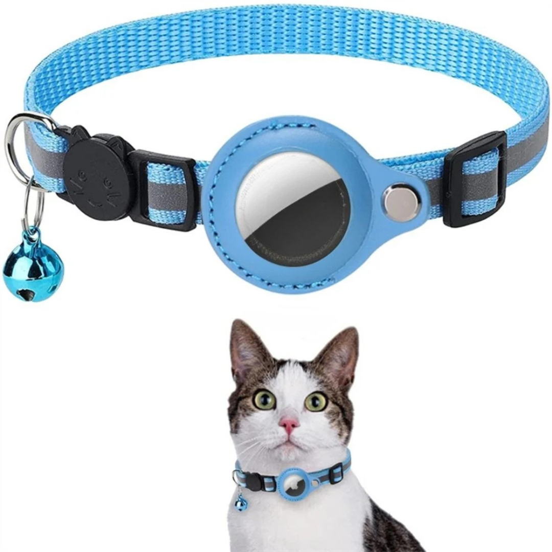 Reflective Cat Collar with Safety Breakaway & GPS Holder