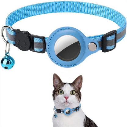 Reflective Cat Collar with Safety Breakaway & GPS Holder