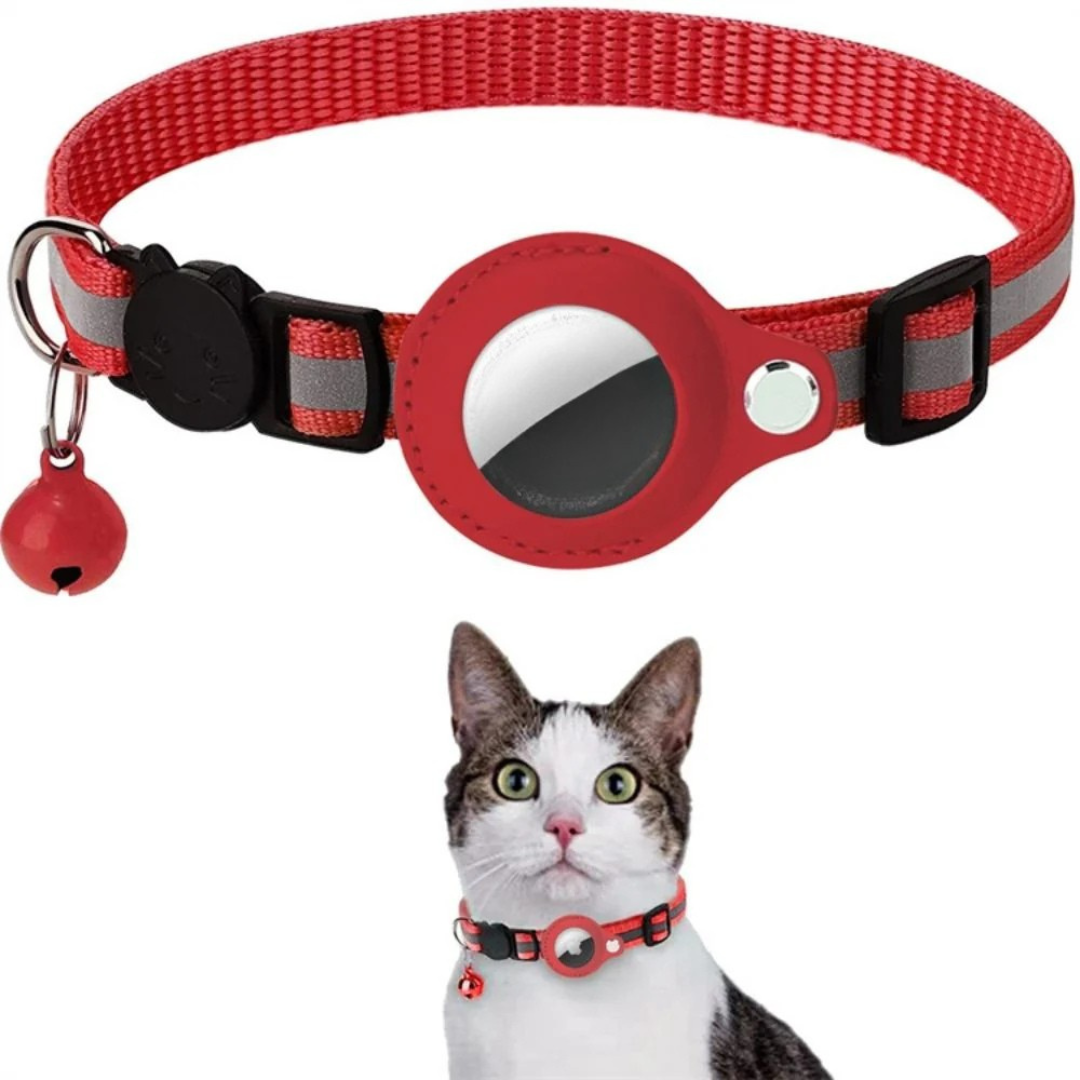 Reflective Cat Collar with Safety Breakaway & GPS Holder