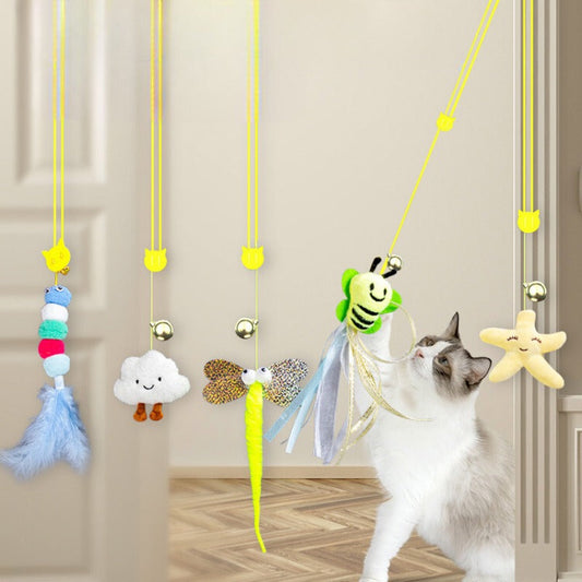 Hanging Cat Toy – Interactive Play for Indoor Cats
